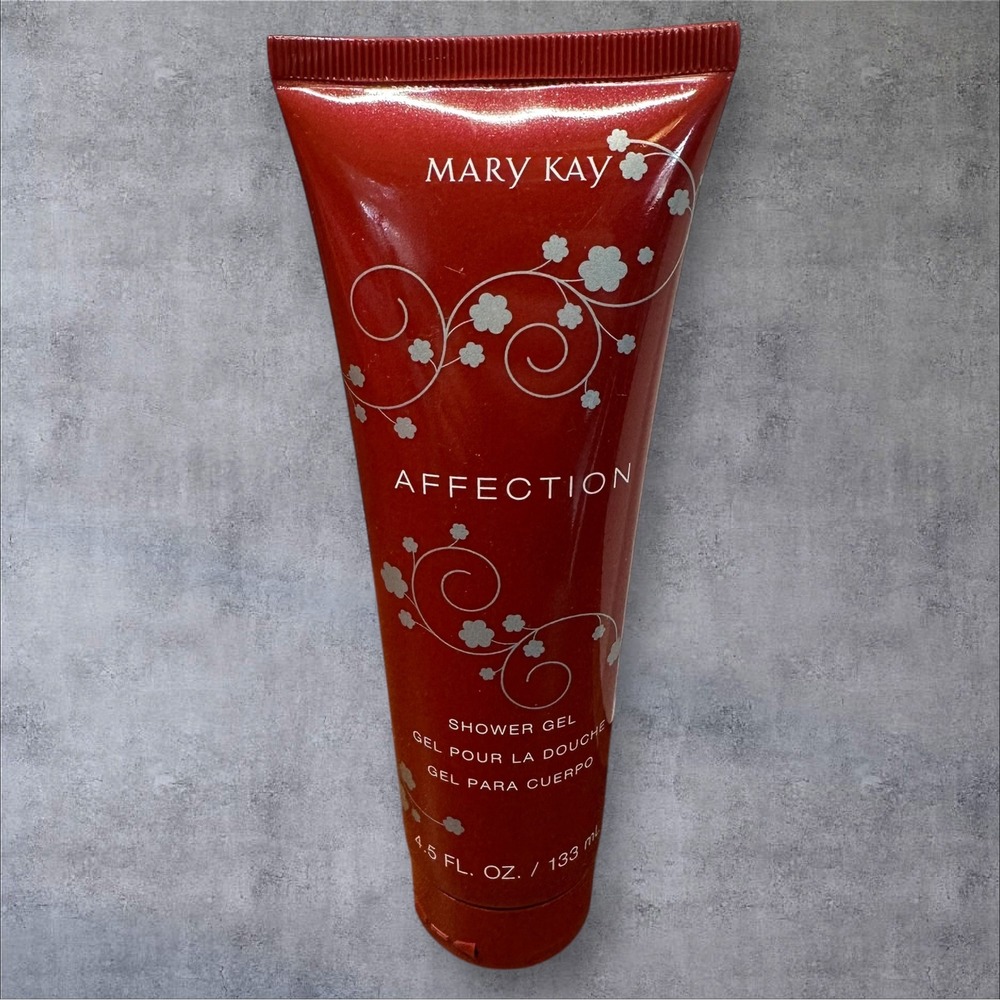 Mary Kay Affection Shower Gel 4.5oz Red New Discontinued Rare Shimmer Tube